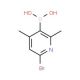 6-Bromo-2,4-dimethylpyridine-3-boronic acid (CAS 1072944-23-0) - chemical structure image