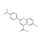 6-Bromo-2-(4-isopropylphenyl)quinoline-4-carboxylic acid (CAS 438531-43-2) - chemical structure image