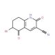 6-Bromo-2,5-dioxo-1,2,5,6,7,8-hexahydroquinoline-3-carbonitrile (CAS 107955-83-9) - chemical structure image