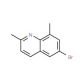6-Bromo-2,8-dimethylquinoline (CAS 1189106-78-2) - chemical structure image