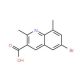 6-Bromo-2,8-dimethylquinoline-3-carboxylic acid (CAS 1189106-75-9) - chemical structure image