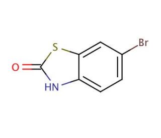 6-Bromo-2-benzothiazolinone (CAS 62266-82-4) - chemical structure image