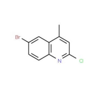 6-Bromo-2-chloro-4-methylquinoline (CAS 3913-19-7) - chemical structure image