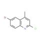 6-Bromo-2-chloro-4-methylquinoline (CAS 3913-19-7) - chemical structure image