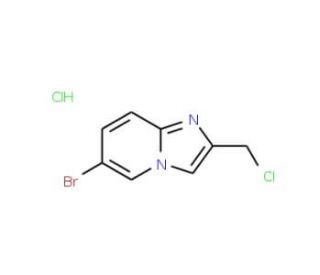 6-bromo-2-(chloromethyl)imidazo[1,2-a]pyridine hydrochloride - chemical structure image