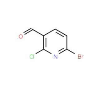 6-Bromo-2-chloronicotinaldehyde (CAS 1125410-08-3) - chemical structure image