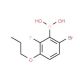 6-Bromo-2-fluoro-3-propoxyphenylboronic acid (CAS 1072951-85-9) - chemical structure image