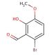 6-Bromo-2-hydroxy-3-methoxybenzaldehyde (CAS 20035-41-0) - chemical structure image