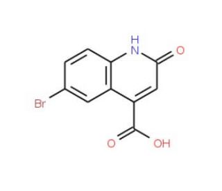 6-Bromo-2-hydroxyquinoline-4-carboxylic acid (CAS 5463-29-6) - chemical structure image