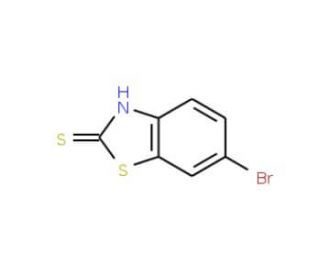 6-Bromo-2-mercaptobenzothiazole (CAS 51618-30-5) - chemical structure image