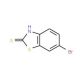 6-Bromo-2-mercaptobenzothiazole (CAS 51618-30-5) - chemical structure image