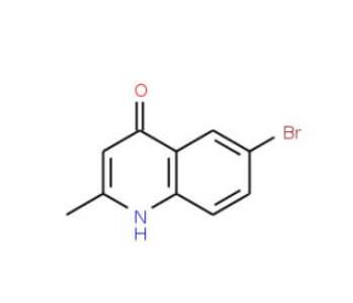 6-Bromo-2-methyl-4-quinolinol (CAS 103030-28-0) - chemical structure image
