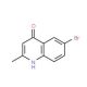6-Bromo-2-methyl-4-quinolinol (CAS 103030-28-0) - chemical structure image