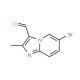 6-Bromo-2-methyl-imidazo[1,2-a]pyridine-3-carbaldehyde (CAS 728864-58-2) - chemical structure image