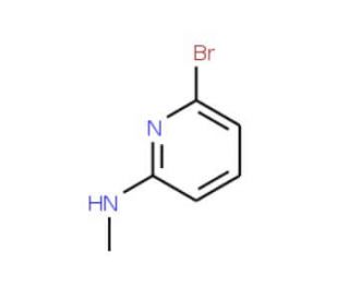 6-Bromo-2-methylaminopyridine (CAS 89026-79-9) - chemical structure image