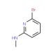 6-Bromo-2-methylaminopyridine (CAS 89026-79-9) - chemical structure image