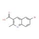6-Bromo-2-methylquinoline-3-carboxylic acid (CAS 92513-39-8) - chemical structure image