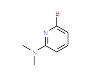 6-Bromo-2-N,N-dimethylaminopyridine (CAS 112575-13-0) - chemical structure image
