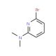 6-Bromo-2-N,N-dimethylaminopyridine (CAS 112575-13-0) - chemical structure image