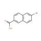 6-Bromo-2-naphthoic acid (CAS 5773-80-8) - chemical structure image
