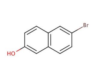 6-Bromo-2-naphthol (CAS 15231-91-1) - chemical structure image