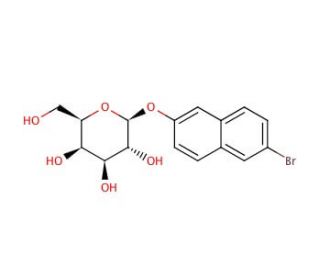 6-Bromo-2-naphthyl &beta;-D-galactopyranoside (CAS 15572-30-2) - chemical structure image