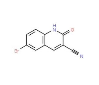 6-Bromo-2-oxo-1,2-dihydro-3-quinolinecarbonitrile (CAS 99465-03-9) - chemical structure image