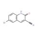 6-Bromo-2-oxo-1,2-dihydro-3-quinolinecarbonitrile (CAS 99465-03-9) - chemical structure image