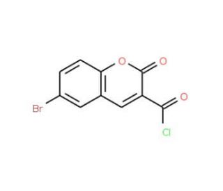 6-bromo-2-oxo-2H-chromene-3-carbonyl chloride - chemical structure image