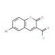 6-bromo-2-oxo-2H-chromene-3-carbonyl chloride - chemical structure image