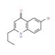 6-Bromo-2-propyl-4-quinolinol (CAS 658079-03-9) - chemical structure image
