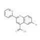 6-Bromo-2-pyridin-2-ylquinoline-4-carboxylic acid - chemical structure image