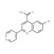 6-Bromo-2-pyridin-4-ylquinoline-4-carboxylic acid (CAS 1016798-13-2) - chemical structure image