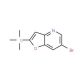 6-Bromo-2-(trimethylsilyl)furo[3,2-b]pyridine (CAS 1131335-72-2) - chemical structure image