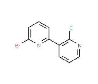6-Bromo-2&prime;-chloro-2,3&prime;-bipyridine (CAS 942206-02-2) - chemical structure image