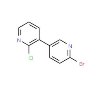 6-Bromo-2&prime;-chloro-3,3&prime;-bipyridine (CAS 942206-03-3) - chemical structure image
