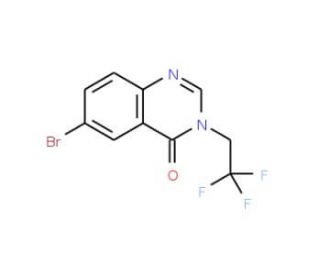 6-Bromo-3-(2,2,2-trifluoroethyl)-4(3H)-quinazolinone - chemical structure image