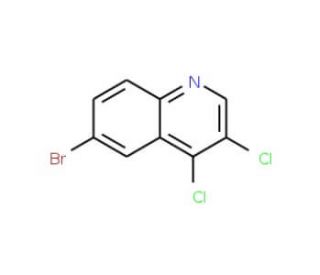6-Bromo-3,4-dichloroquinoline (CAS 927801-17-0) - chemical structure image