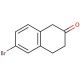 6-Bromo-3,4-dihydro-2(1H)-naphthalenone (CAS 4133-35-1) - chemical structure image