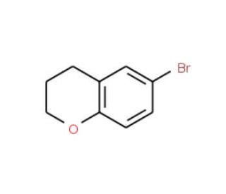 6-Bromo-3,4-dihydro-2H-chromene (CAS 3875-78-3) - chemical structure image