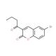 6-Bromo-3-butyrylcoumarin (CAS 2199-83-9) - chemical structure image