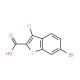 6-Bromo-3-chloro-1-benzothiophene-2-carboxylic acid (CAS 438613-29-7) - chemical structure image