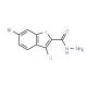 6-Bromo-3-chloro-benzo[b]thiophene-2-carboxylic acid hydrazide - chemical structure image