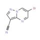 6-Bromo-3- cyano-pyrazolo[1,5-a]pyrimidine (CAS 352637-44-6) - chemical structure image