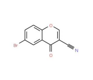 6-Bromo-3-cyanochromone (CAS 52817-13-7) - chemical structure image