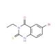6-bromo-3-ethyl-2-mercaptoquinazolin-4(3H)-one (CAS 18009-16-0) - chemical structure image