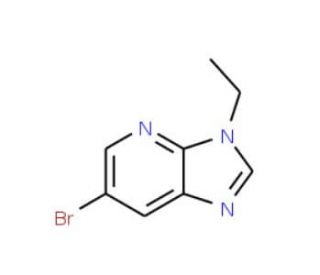 6-Bromo-3-ethyl-3H-imidazo[4,5-b]pyridine (CAS 1033202-59-3) - chemical structure image