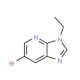 6-Bromo-3-ethyl-3H-imidazo[4,5-b]pyridine (CAS 1033202-59-3) - chemical structure image