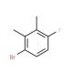6-Bromo-3-fluoro-o-xylene (CAS 52548-00-2) - chemical structure image