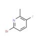 6-Bromo-3-fluoropicoline (CAS 374633-38-2) - chemical structure image